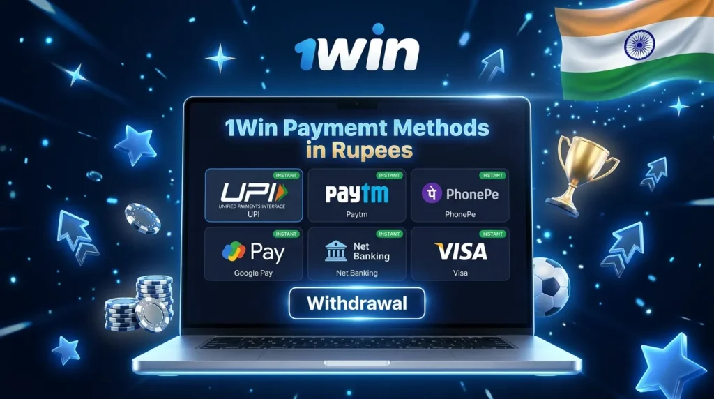 1Win Payment Methods in Rupees